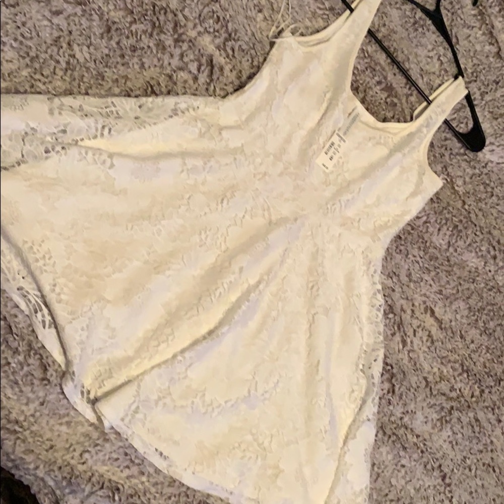 Cream lace dress